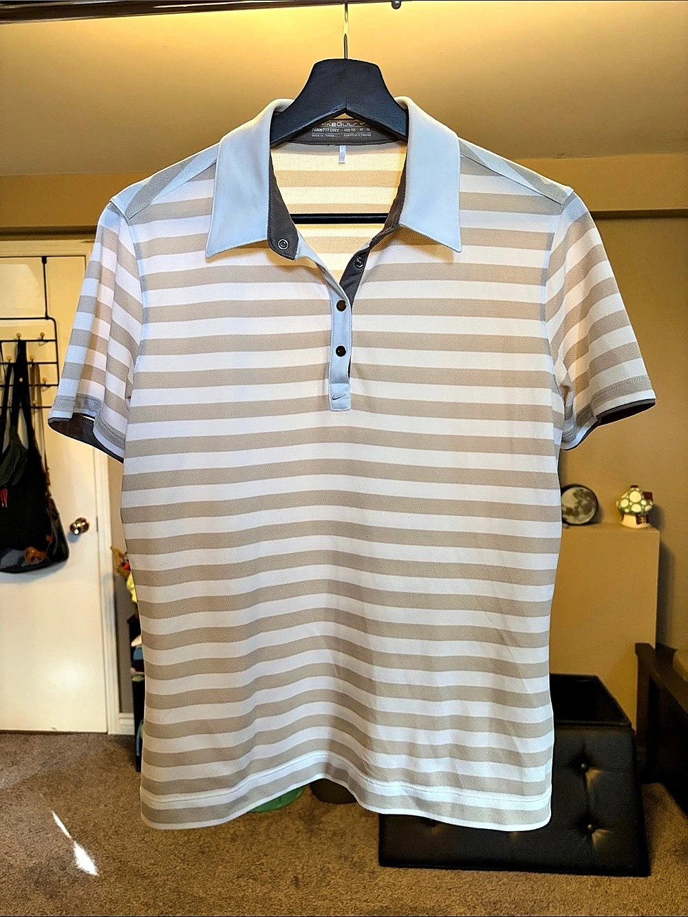 Nike Golf Fit Dry Striped Polo